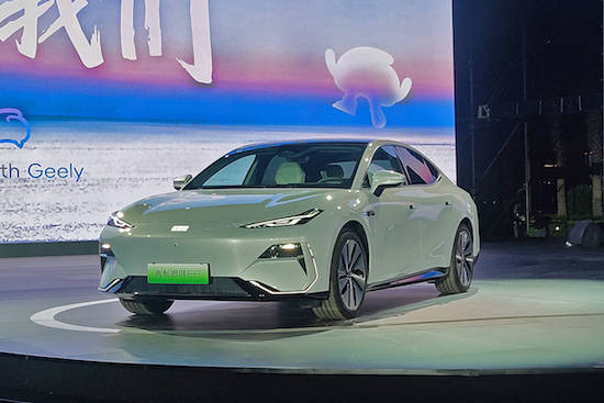 One of the most competitive flagship products of the B-class pure electric car, Geely Galaxy E8 officially opened the pre-sale _fororder_image001
